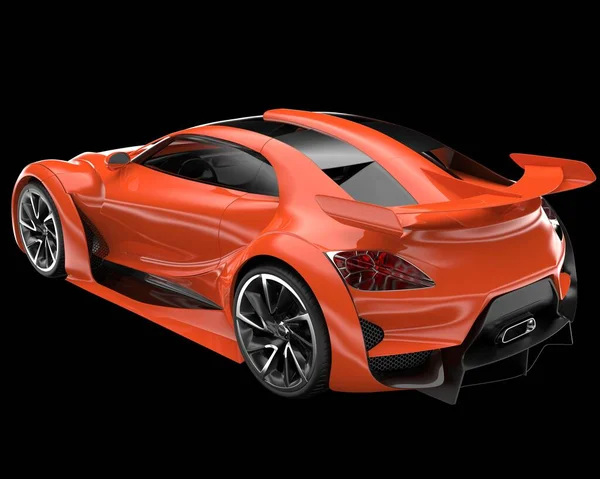 Sport Car Isolated Background Rendering Illustration — Photo