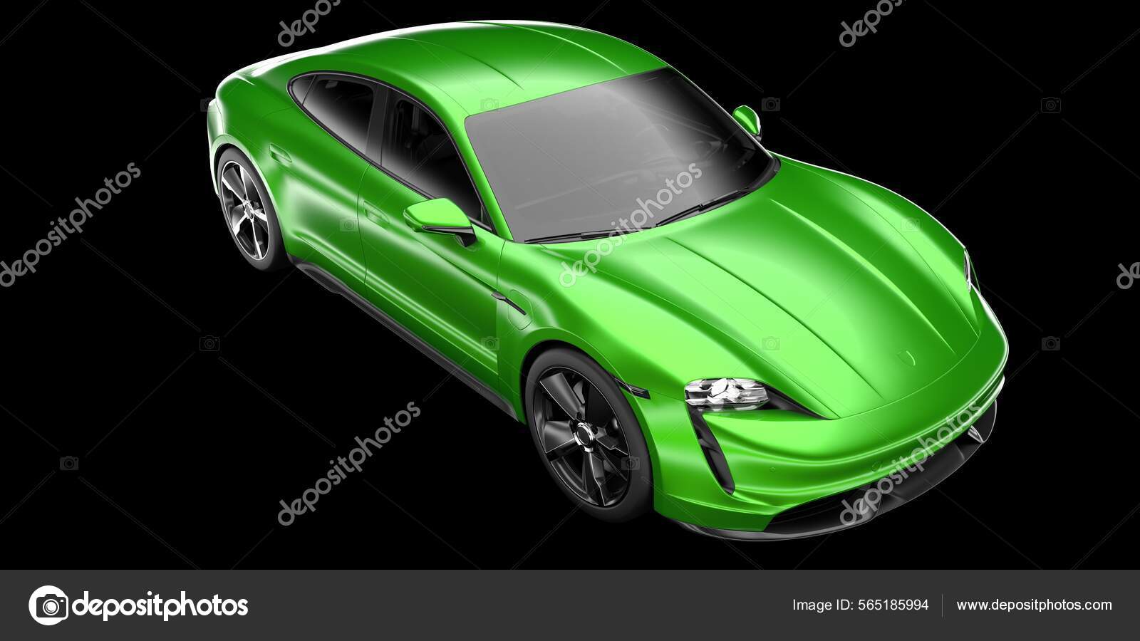 Sport Car Isolated Background Rendering Illustration — Stock Photo