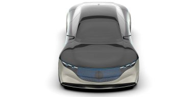 Spor araba arka planda izole edildi. 3d görüntüleme - illüstrasyon