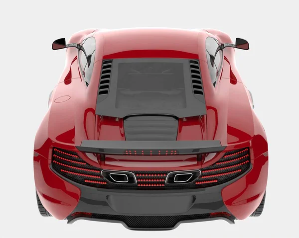 Sport Car Isolated Background Rendering Illustration — Stockfoto