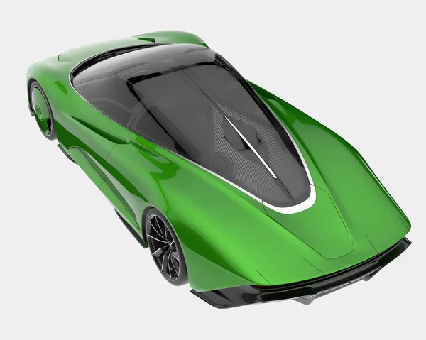 Auto Sportiva Isolata Sullo Sfondo Rendering Illustrazione — Foto Stock