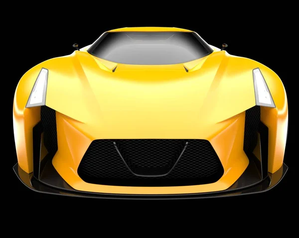 Sport Car Isolated Background Rendering Illustration —  Fotos de Stock