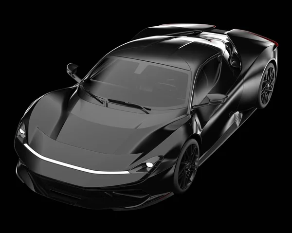 Sport Car Isolated Background Rendering Illustration — Photo