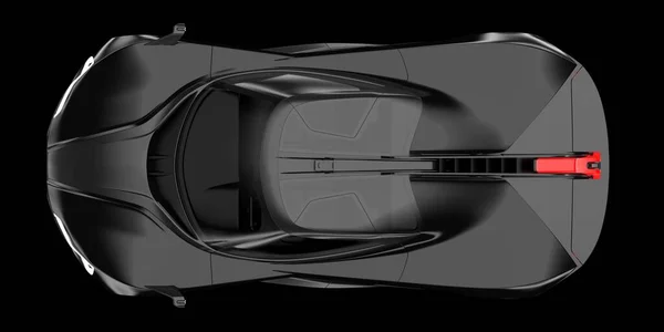 跑车与背景隔离 3D渲染 — 图库照片