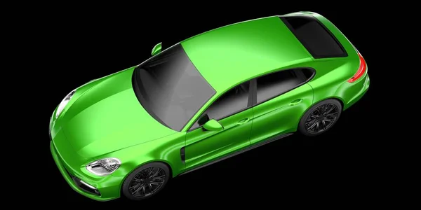 Sport Car Isolated Background Rendering Illustration — Fotografia de Stock