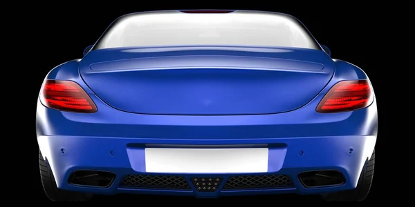Sport Car Isolated Background Rendering Illustration — ストック写真