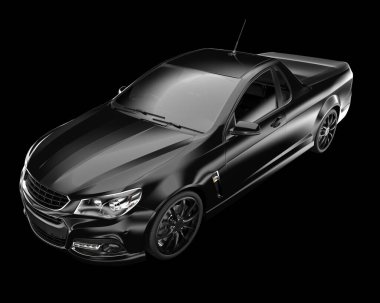 Arka planda elektrikli araba var. 3d görüntüleme - illüstrasyon