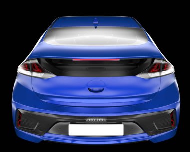 İş arabası arka planda izole edilmiş. 3d görüntüleme - illüstrasyon