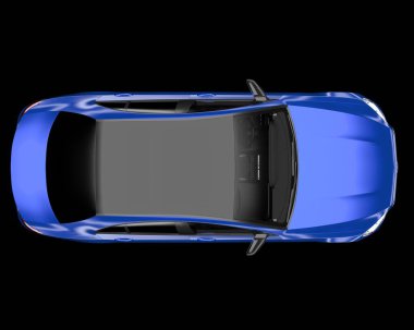 İdari araç arka planda izole. 3d görüntüleme - illüstrasyon