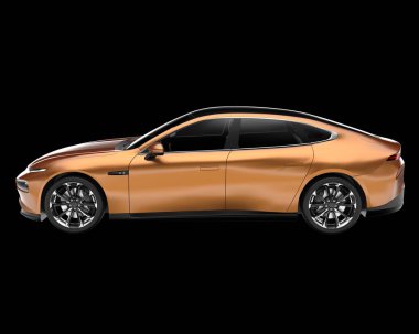 İdari araç arka planda izole. 3d görüntüleme - illüstrasyon