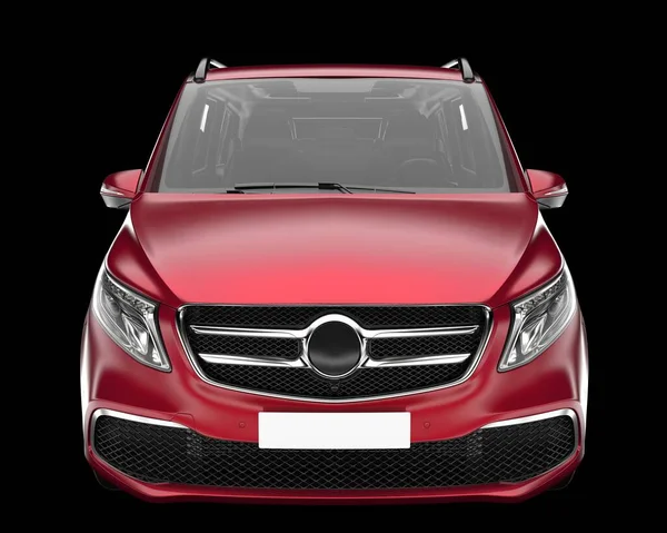 Modern araba arka planda izole edilmiş. 3d görüntüleme - illüstrasyon