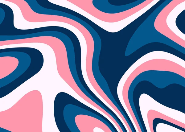 Hand Drawn Flat Psychedelic Groovy Background —  Vetores de Stock