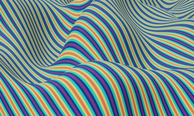 Gerçekçi optik illüzyon arka plan tasarımı