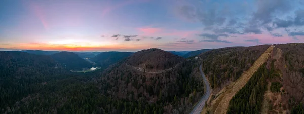 Vosges Dağları 'na bakın. Yüksek kalite fotoğraf