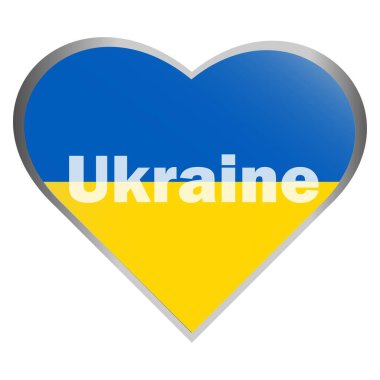 Web Ukrayna 'yı seviyorum. Avatar. Simge.