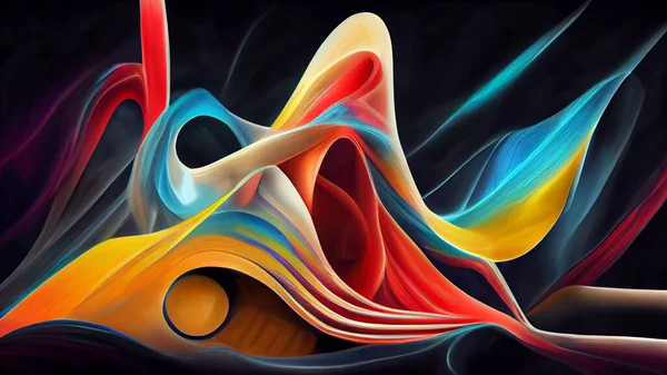 Abstract, Surreal, In the mind of a musician, hyper realistic. visualization of the process of creation of music. in the mind, with Vivid Colors, & 3d dimensionality,