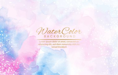 Arkaplan için soyut renkli suluboya. 