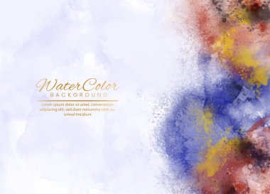 Soyut suluboya desenli arka plan. Randevunuz, kartpostalınız, afişiniz, logonuz için tasarım.