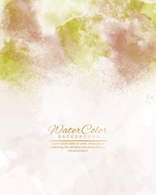 Soyut suluboya desenli arka plan. Randevunuz, kartpostalınız, afişiniz, logonuz için tasarım.