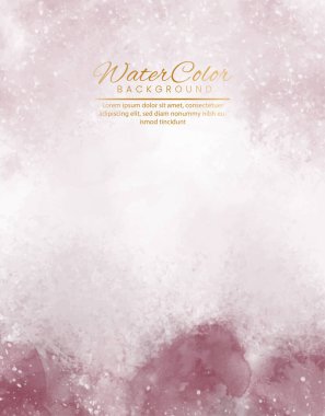 Abstract painting using watercolors. Design for your date, postcard, banner, logo.