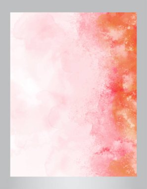Abstract painting using watercolors. Design for your date, postcard, banner, logo.