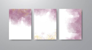 Abstract painting using watercolors. Design for your date, postcard, banner, logo.