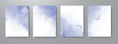 Suluboya geçmişi olan kartlar. Kapak için tasarım, tarih, kartpostal, afiş, logo.