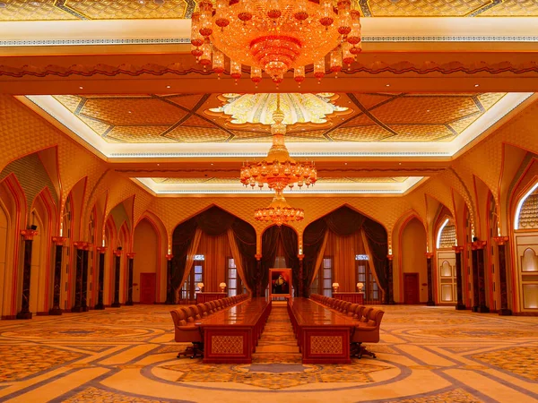 Abu Dhabi Emirados Árabes Unidos Dezembro 2019 Palácio Presidencial Palácio — Fotografia de Stock