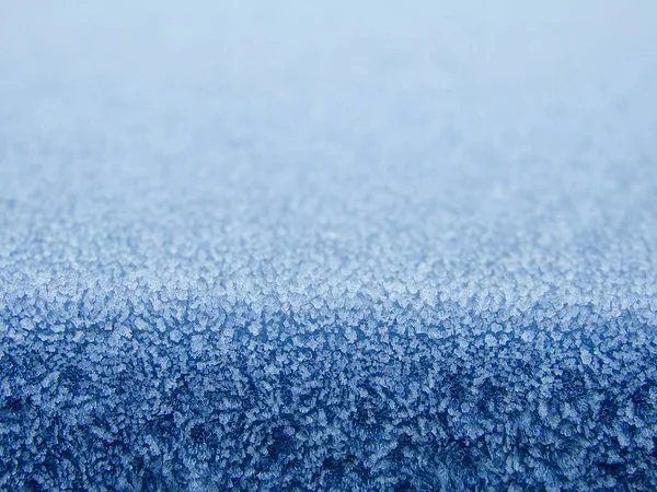 Mavi Don Dokusu Yüzeyde Eritilmiş Stoarfrost Gradyan Don Deseni Pastel — Stok fotoğraf