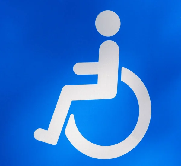 Parking Sign People Disabilities Sign Wheelchair People — ストック写真