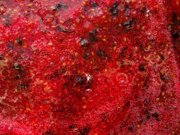 Fundo Abstrato Vermelho Engarrafamento Groselha Preta Textura Sombrio Vermelho Berry — Fotografia de Stock