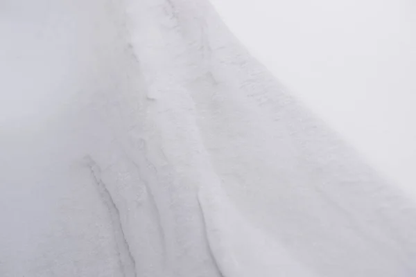 Абстрактне Снігове Тло Закрийте Снігові Дюни Сніжинка Дюна — стокове фото