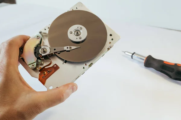 Repairing Defect Hard Drive Data Hard Drive Backup Disc Hdd — Stockfoto