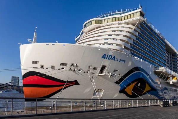 Роттердам Нидерланды 2022 Bow Aida Cosma While She Rotterdam Cruise — стоковое фото