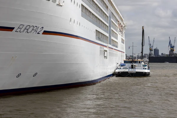 Hamburgo Alemania 2022 Crucero Europa Con Combustible Del Buque Búnker — Foto de Stock