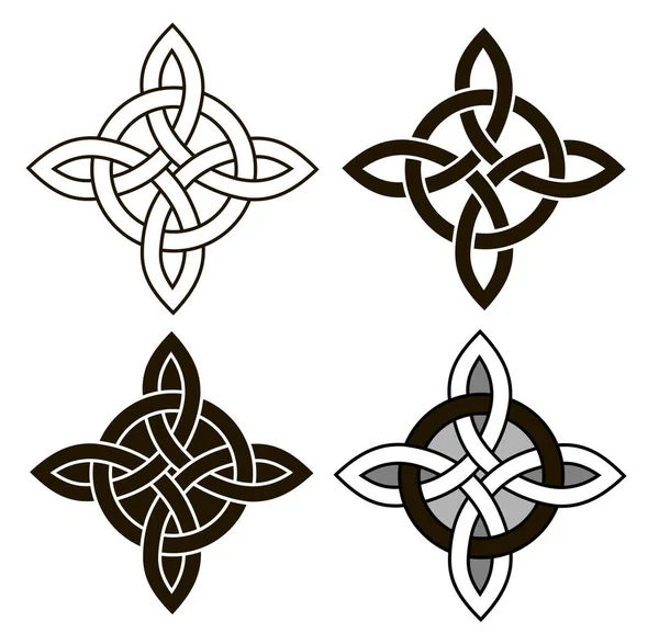 Element of Celtic Ornament. Celtic Knot. Ethnic ornament. Geometric design. Vector illustration Ilustracje Stockowe bez tantiem