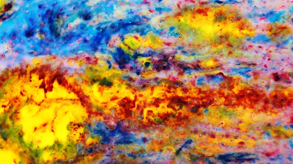 Parlak renklerin soyut resmi
