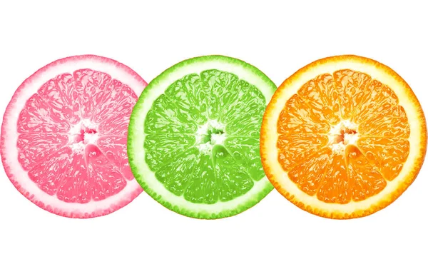 orange sliced top view large patterns illustration
