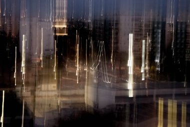 Bokeh ile soyut bulanık arkaplan