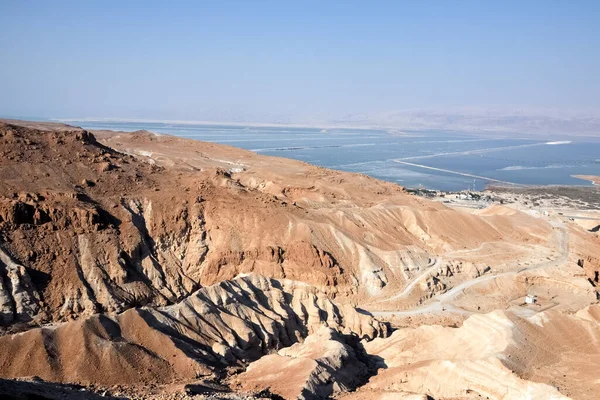 View Dead Sea Mountain Top Israel — Stock Photo, Image
