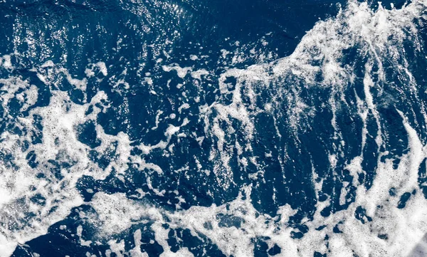 Sea Foam Red Sea Splashes Shades Blue Colors Sea — Stock Photo, Image