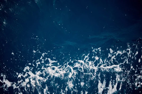 Морська Піна Червоне Море Бризкає Відтінки Синіх Кольорів Моря — стокове фото