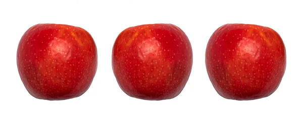 Red Apple Isolated White Background — Stock Photo, Image