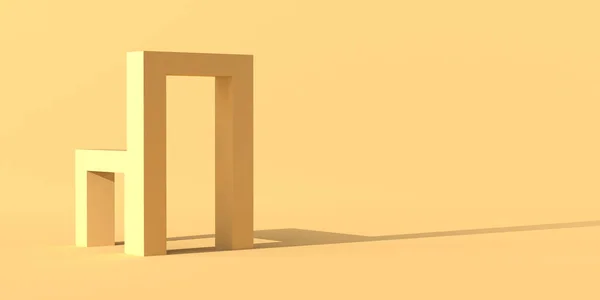 Abstrakter Hintergrund Geometrischer Figuren Riesige Türen Mit Länglichen Schatten Kopierraum — Stockfoto