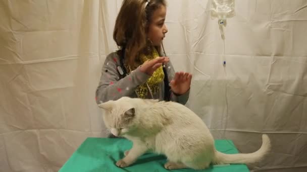 Rêve Être Médecin Enfant Veut Devenir Vétérinaire Avenir Une Jeune — Video