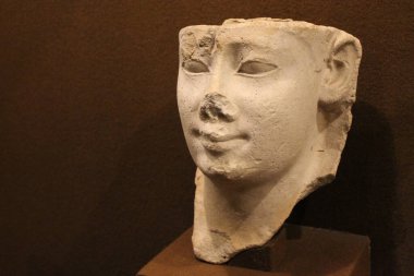 Rus Hermitage Müzesi 'nin Mısır koleksiyonundan heykel