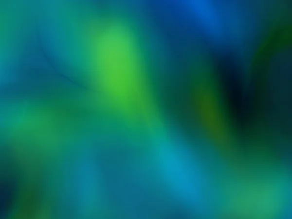 Blauwe Groene Abstracte Fractal Achtergrond Rendering — Stockfoto