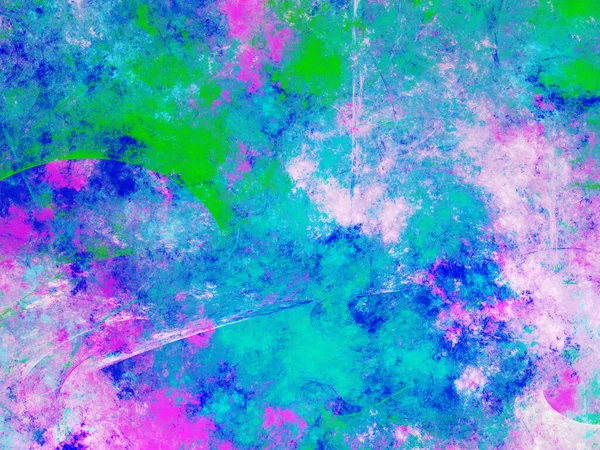 Синий Фиолетовый Абстрактный Фрактальный Фон Рендеринг — стоковое фото