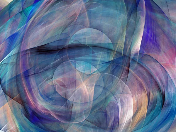 Blue Purple Abstract Fractal Background Rendering — Stock Photo, Image