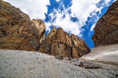 Forcella Pordoi Piz Boe, Sellaronda UNESCO Dolomite, Trentino alto Adige, İtalya